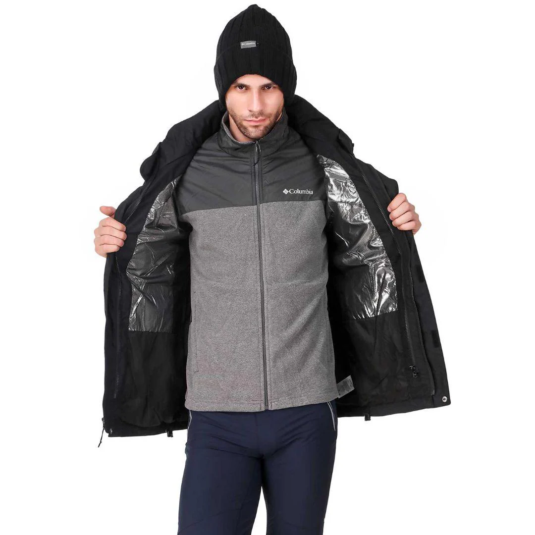 Columbia Men Black Bugaboo II Fleece Interchange Jacket - Image 6