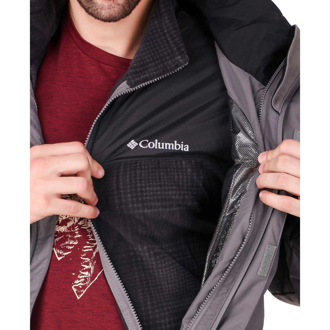 Columbia Men Grey Bugaboo II Fleece Interchange Jacket - Image 5