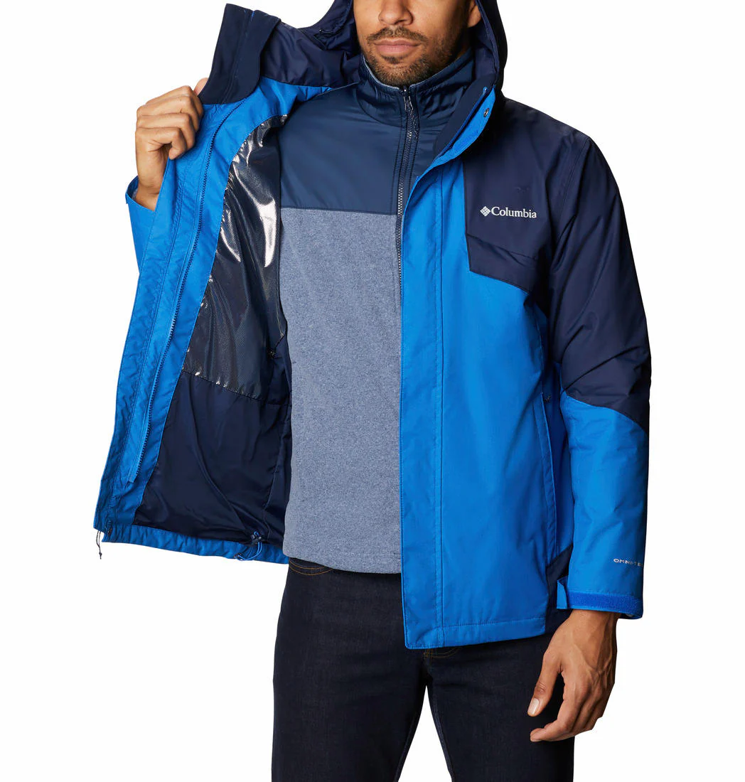 Columbia Men Blue Bugaboo II Fleece Interchange Jacket - Image 4