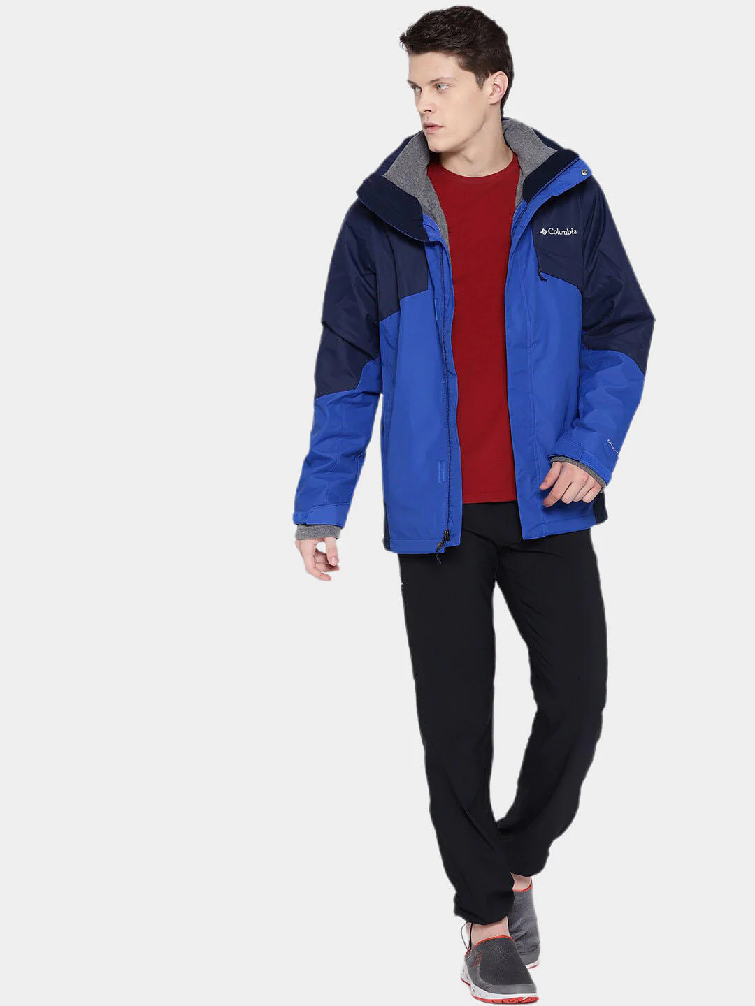Columbia Men Blue Bugaboo II Fleece Interchange Jacket - Image 12