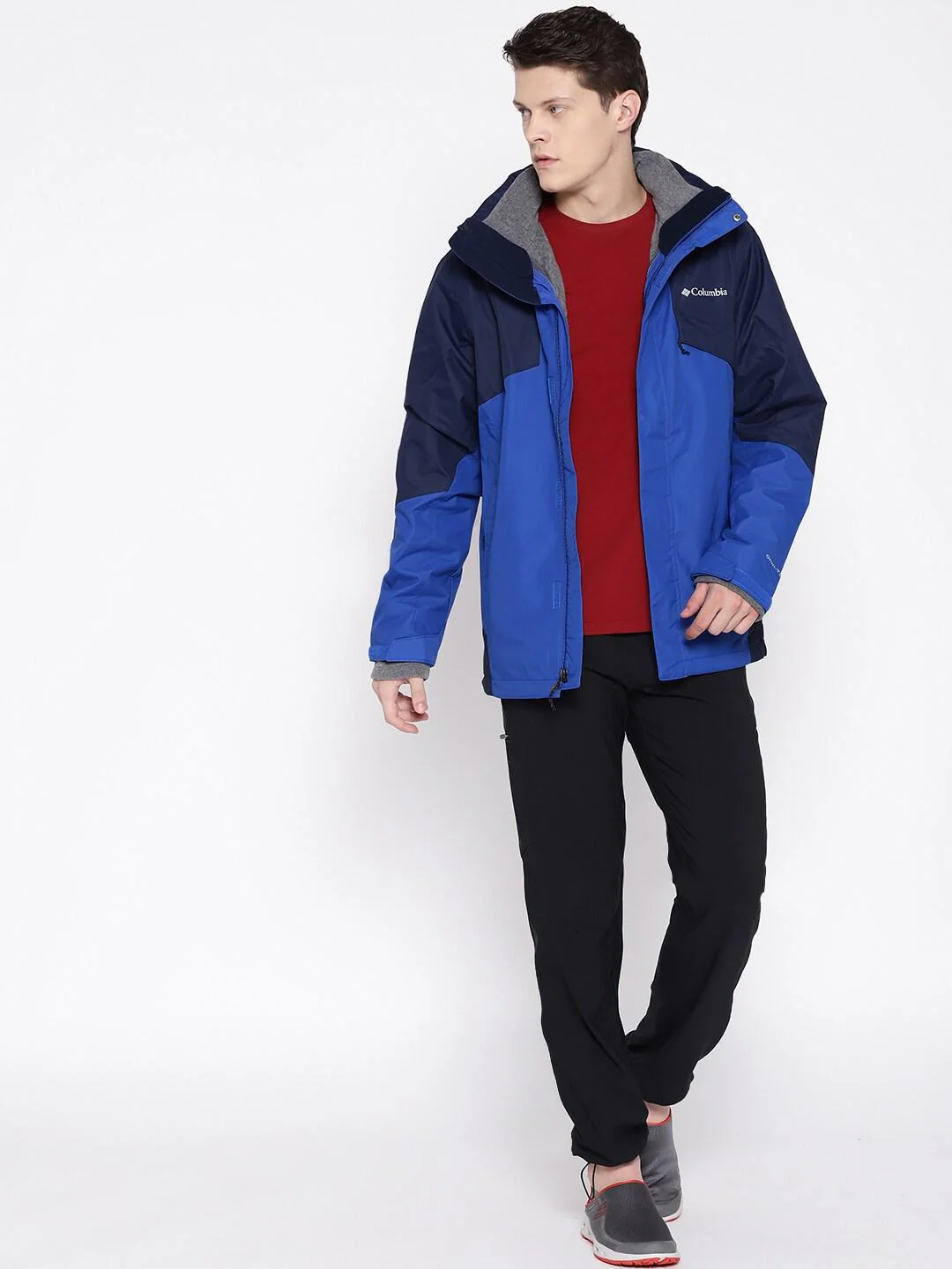 Columbia Men Blue Bugaboo II Fleece Interchange Jacket - Image 6