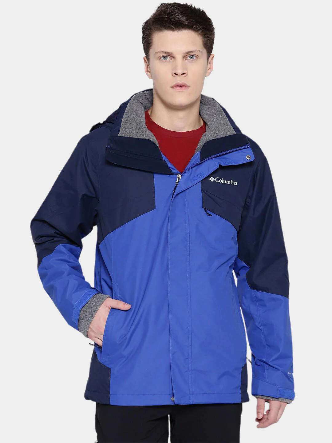 Columbia Men Blue Bugaboo II Fleece Interchange Jacket - Image 8