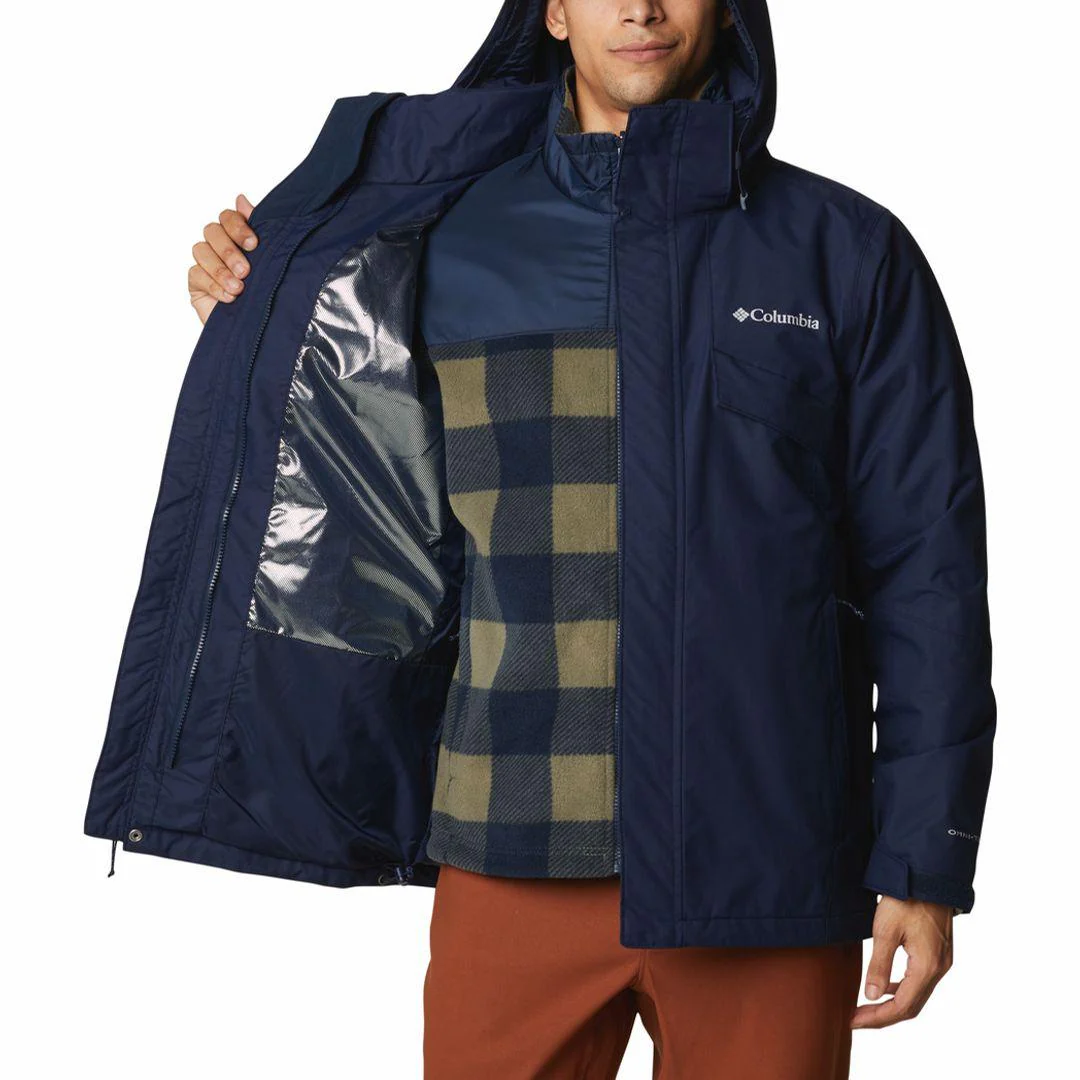 Columbia Men Blue Bugaboo II Fleece Interchange Jacket - Image 4