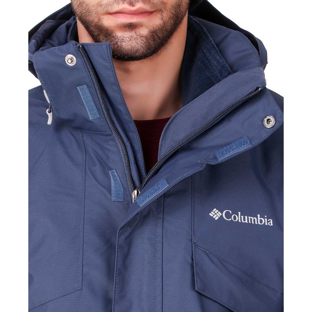 Columbia Men Blue Bugaboo II Fleece Interchange Jacket - Image 2