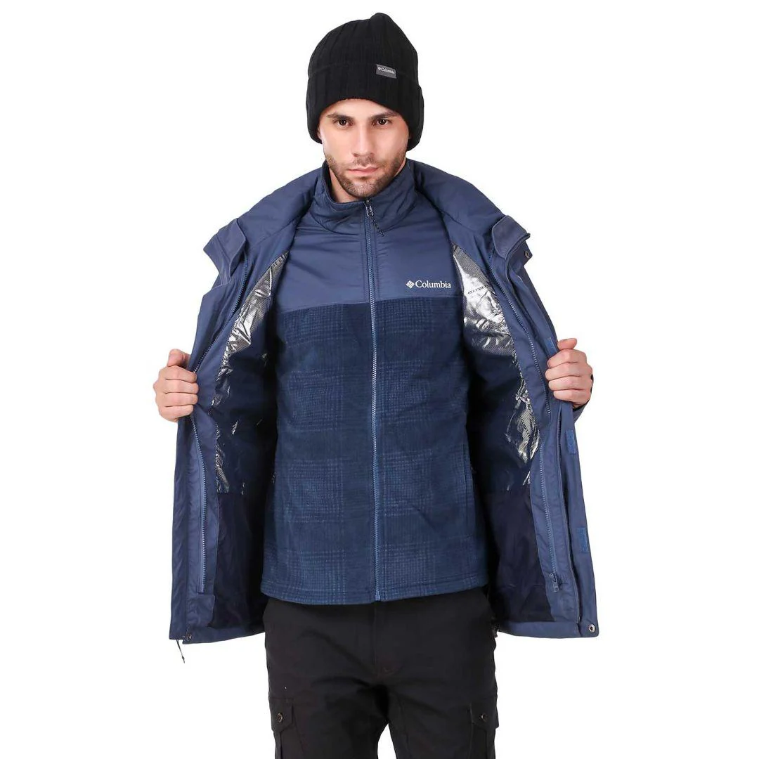 Columbia Men Blue Bugaboo II Fleece Interchange Jacket - Image 6