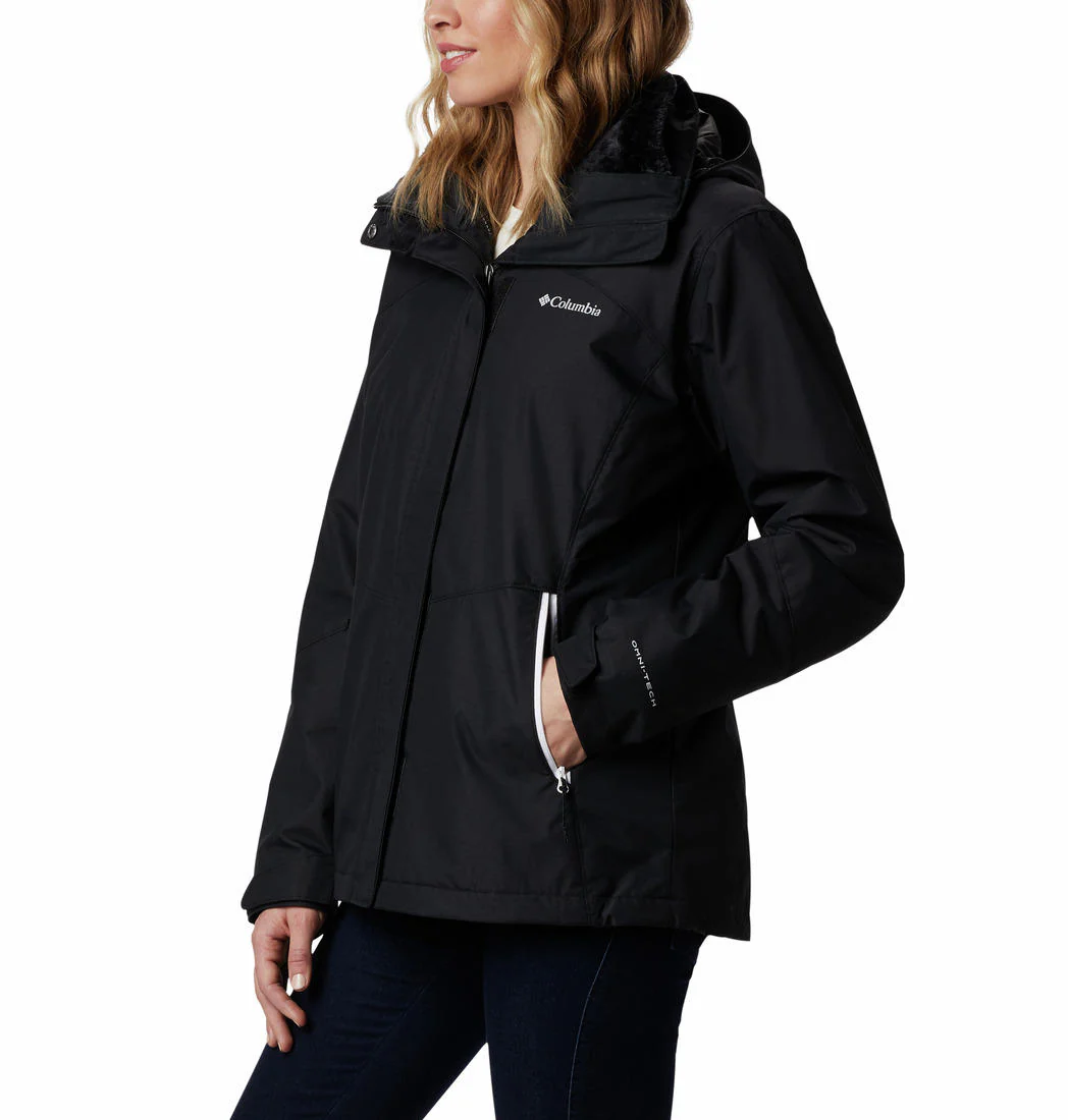 Columbia Women Black Bugaboo II Fleece Interchange Jacket - Image 2