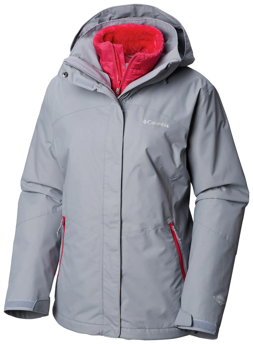 Columbia Women Blue Bugaboo II Insulated Interchange Jacket - Image 3