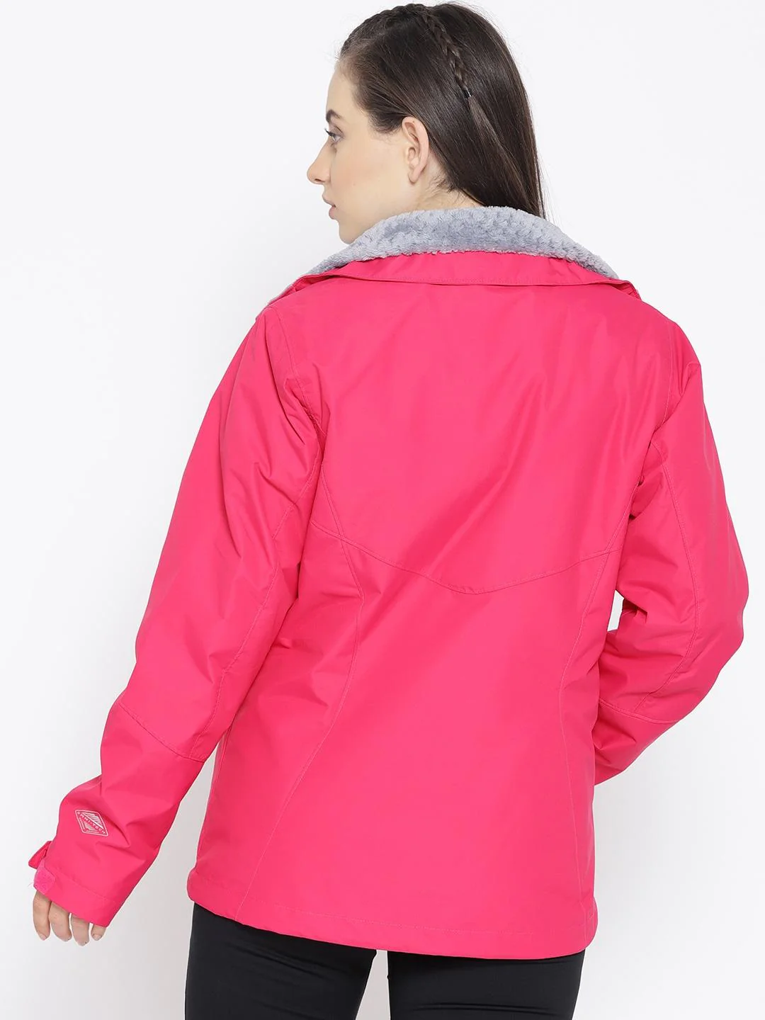 Columbia Women Red Bugaboo II Insulated Interchange Jacket - Image 4