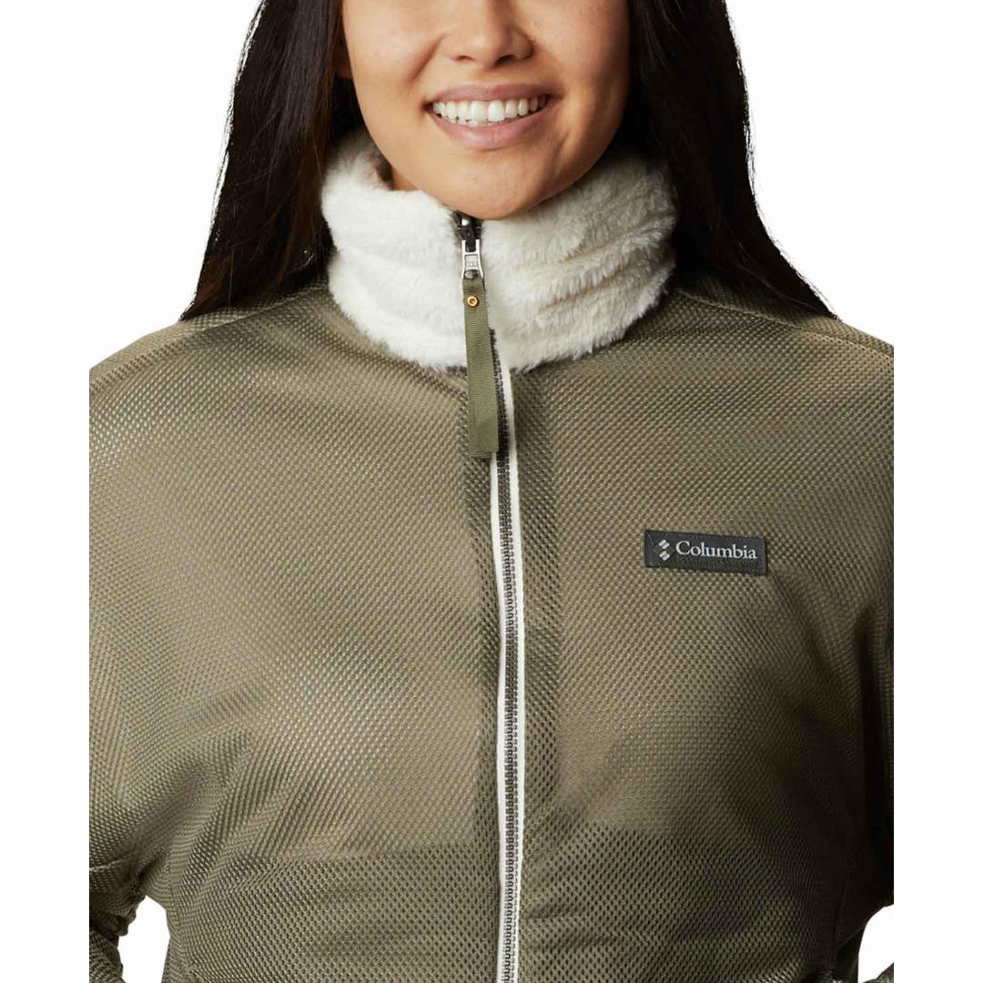 Columbia Women White Bundle Up Full Zip Fleece - Image 2
