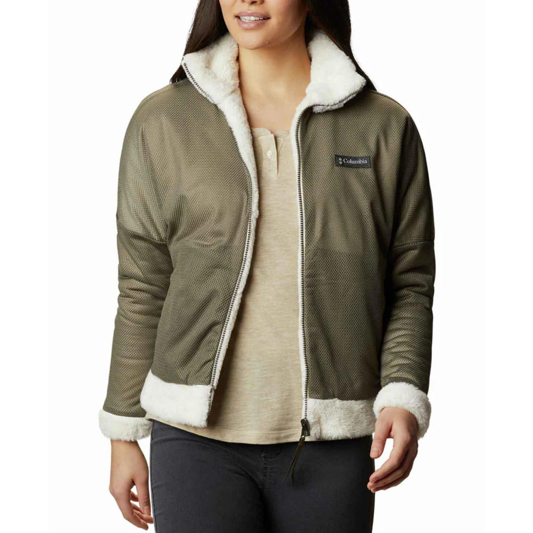 Columbia Women White Bundle Up Full Zip Fleece - Image 4