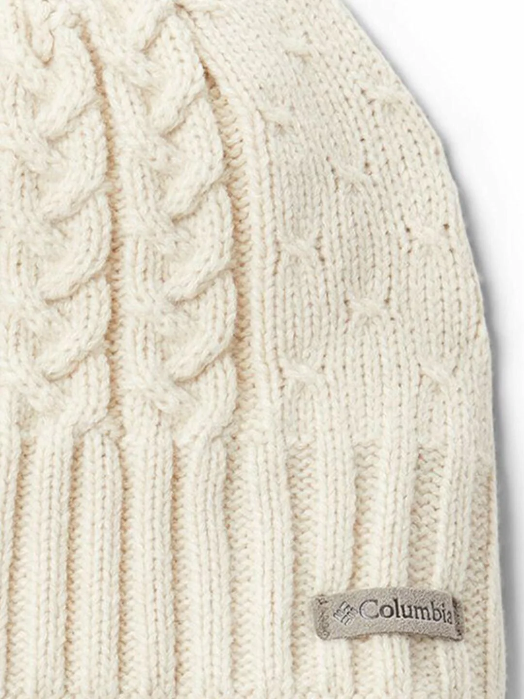 Columbia Women White Cabled Cutie II Beanie - Image 4
