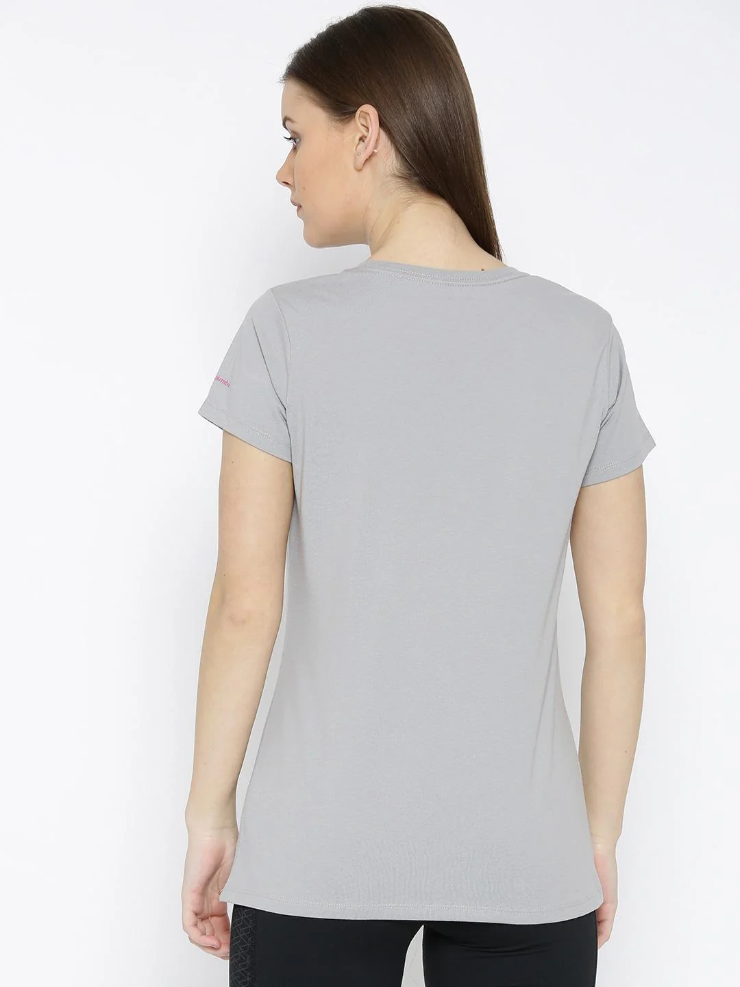 Columbia Women Grey Camp Stamp Performance Tee - Image 5