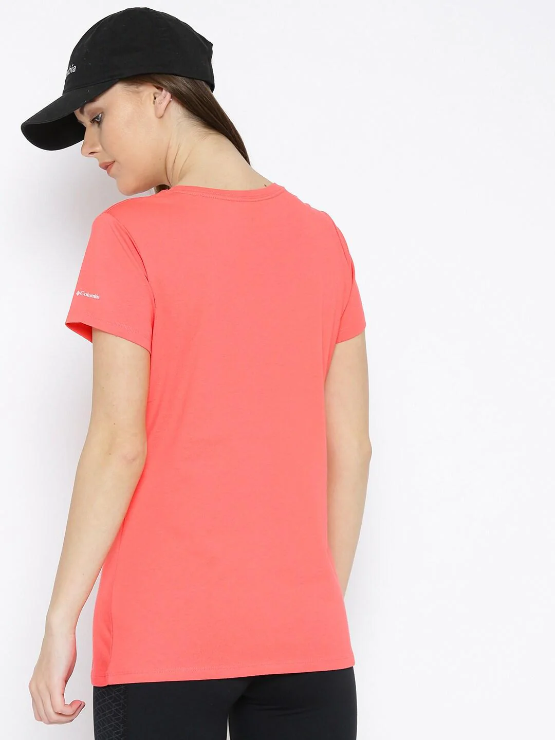 Columbia Women Pink Camp Stamp Performance Tee - Image 5