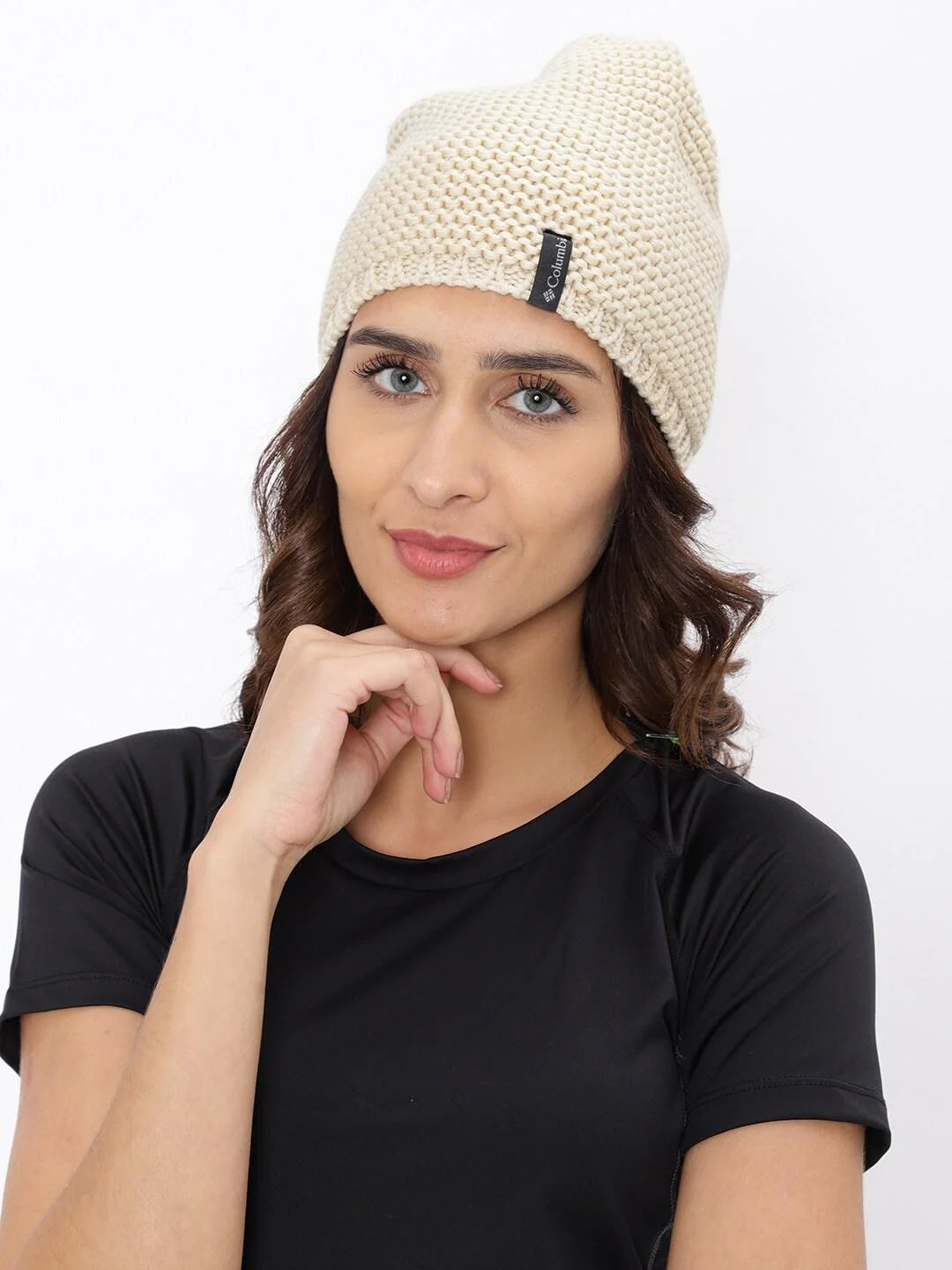 Columbia Unisex White Cascade Peak Beanie - Image 4