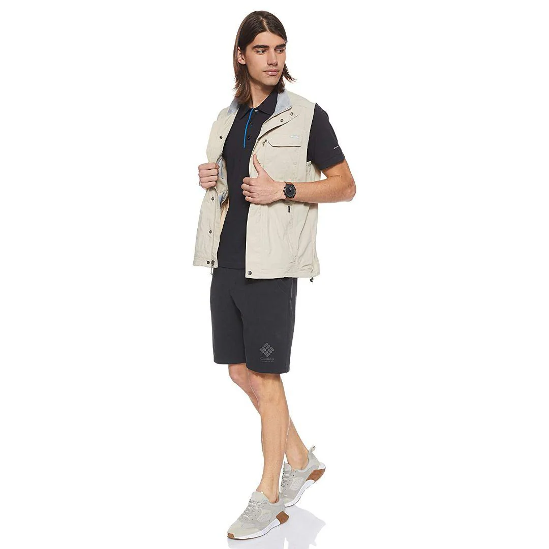 Columbia Men Black Cascade Range Solid Polo (Sun Protection) - Image 5