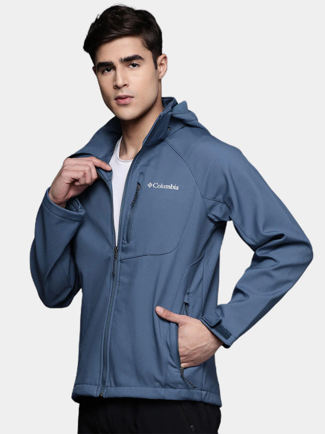 Columbia Men Blue Cascade Ridge II Softshell - Image 10