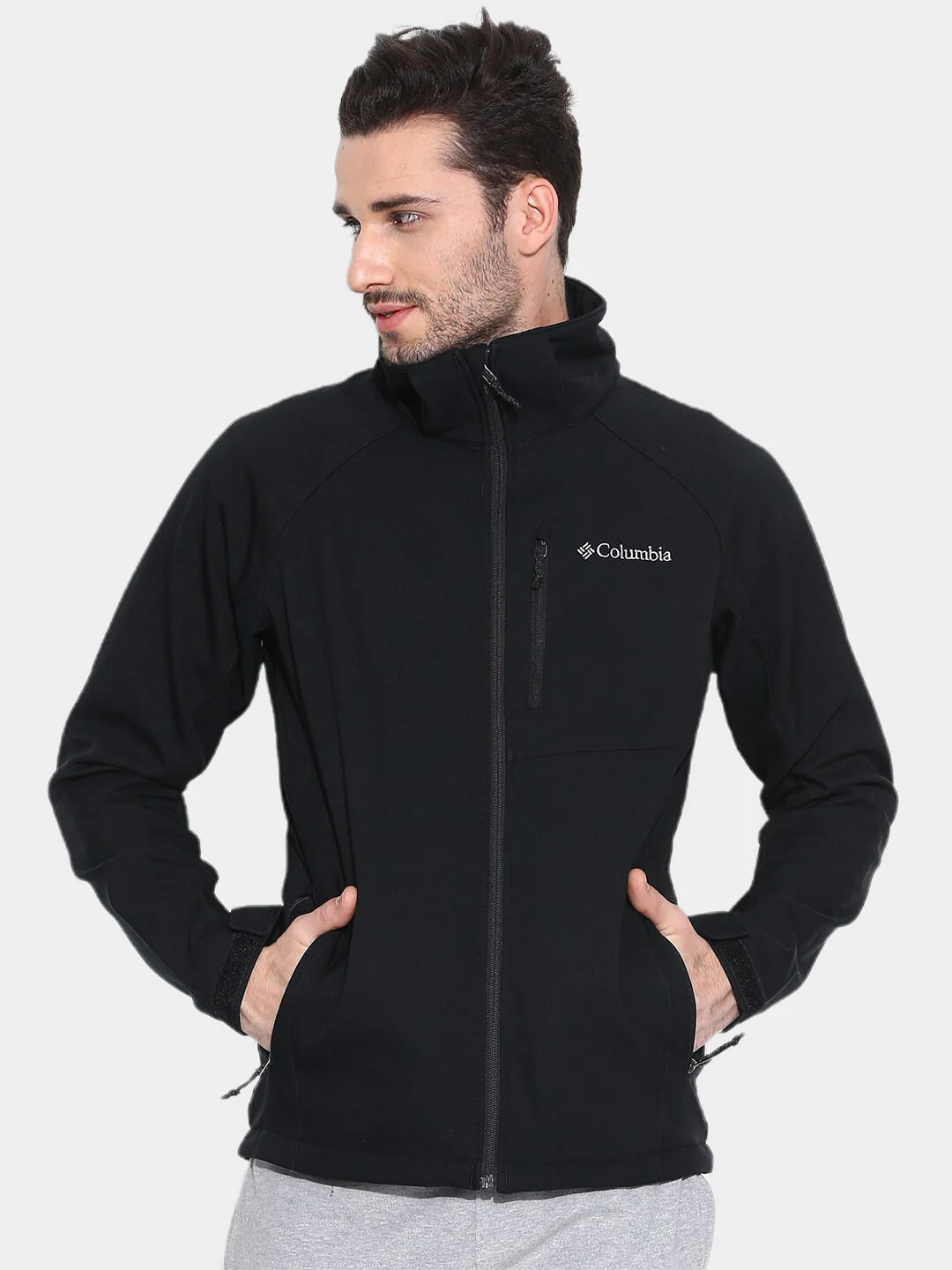Columbia Men Black Cascade Ridge II Softshell - Image 2