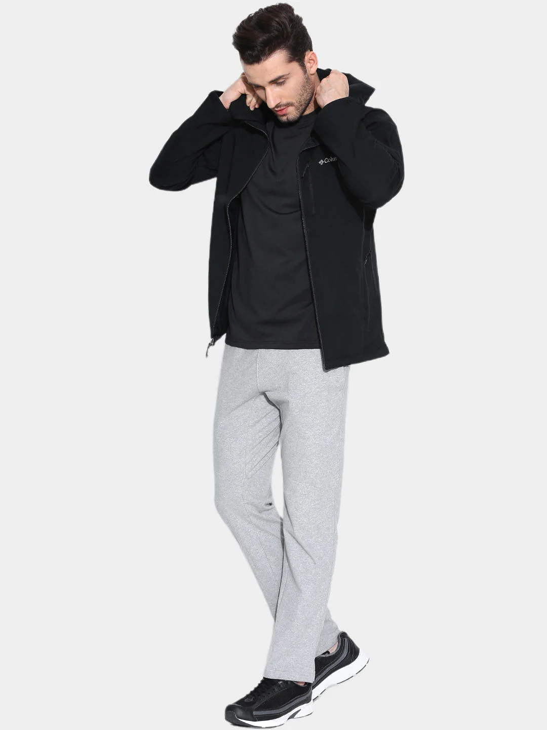 Columbia Men Black Cascade Ridge II Softshell - Image 4