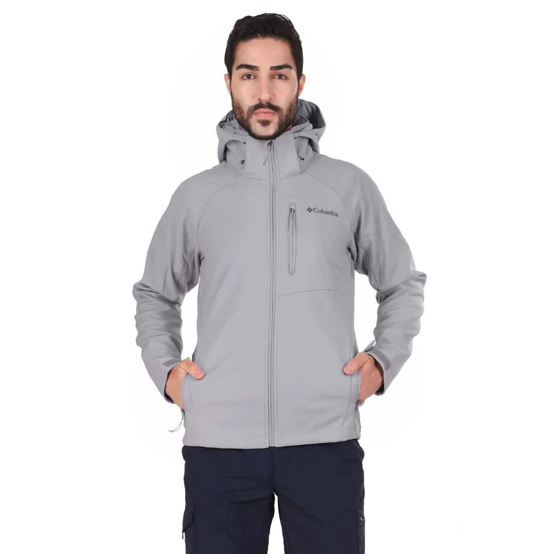 Columbia Men Grey Cascade Ridge II Softshell