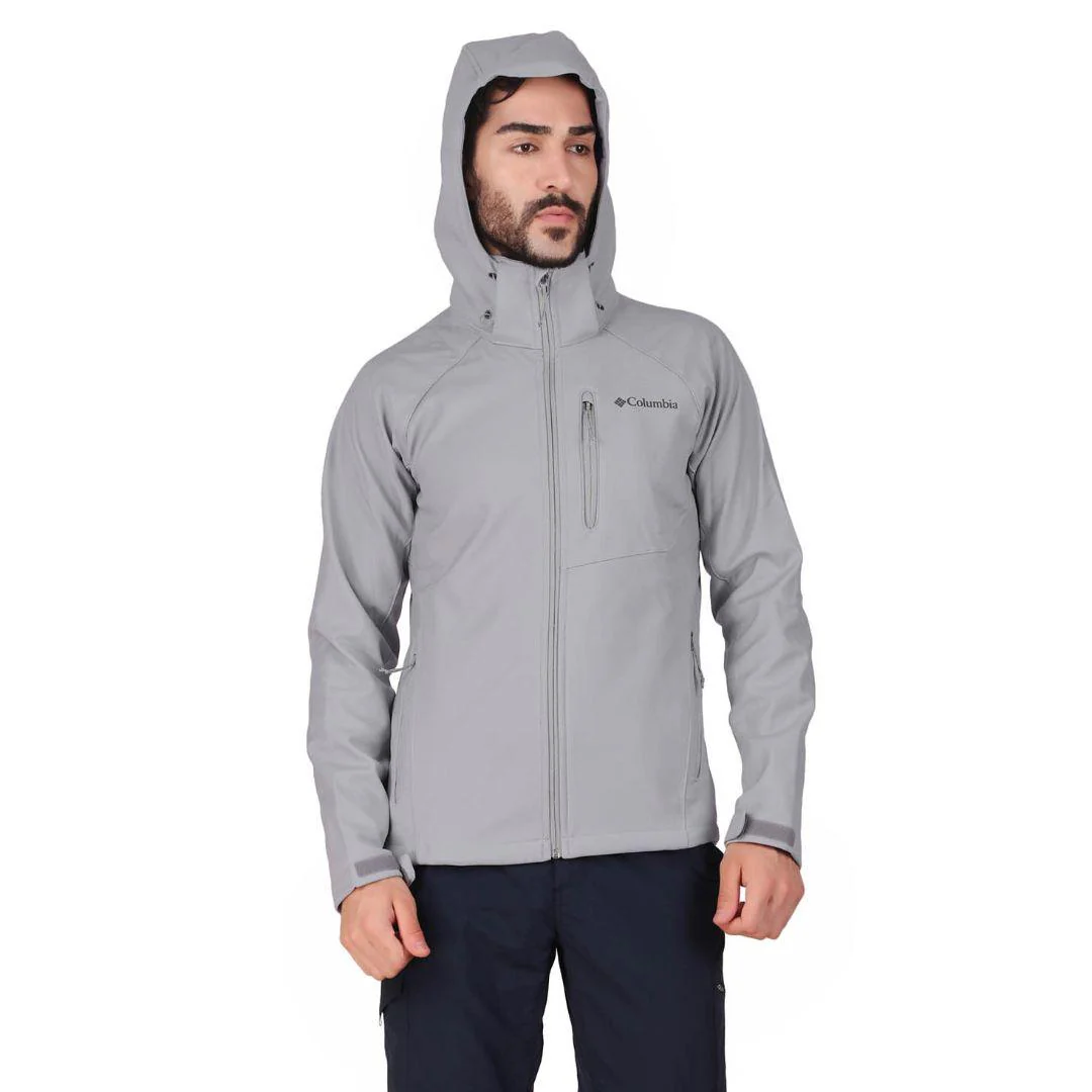 Columbia Men Grey Cascade Ridge II Softshell - Image 2