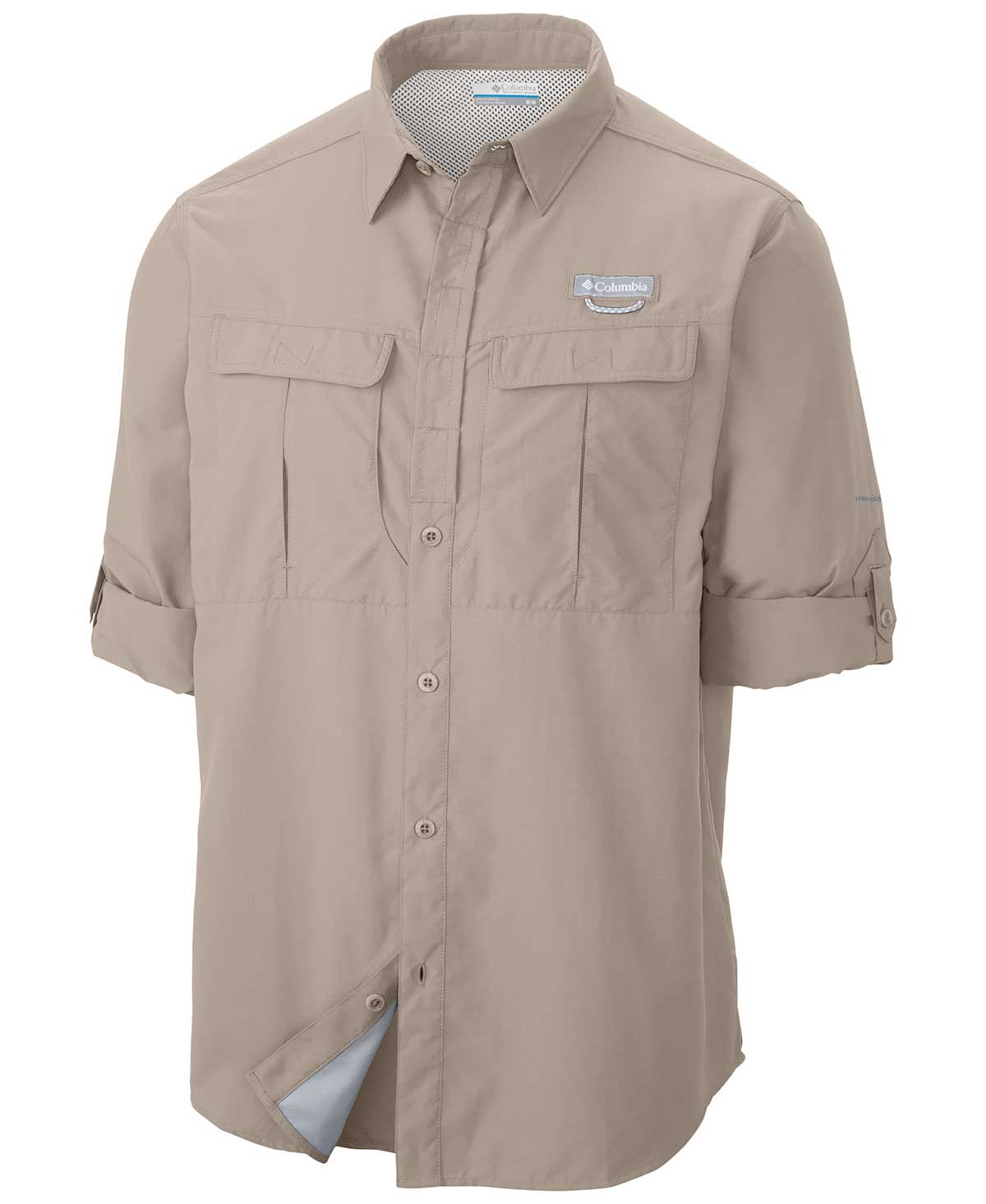 Columbia Men Beige Cascades Explorer Long Sleeve Shirt (Sun Protection) - Image 4