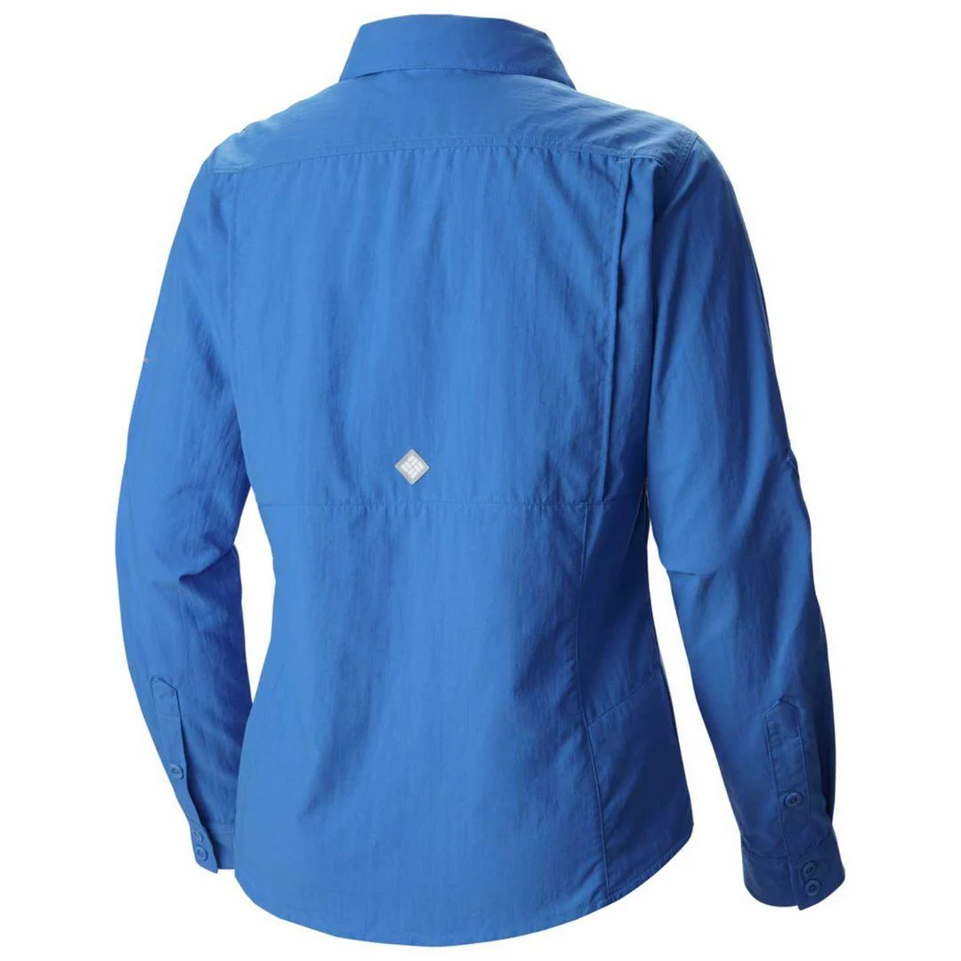 Columbia Women Blue Cascades Explorer Long Sleeve Shirt (Sun Protection) - Image 4
