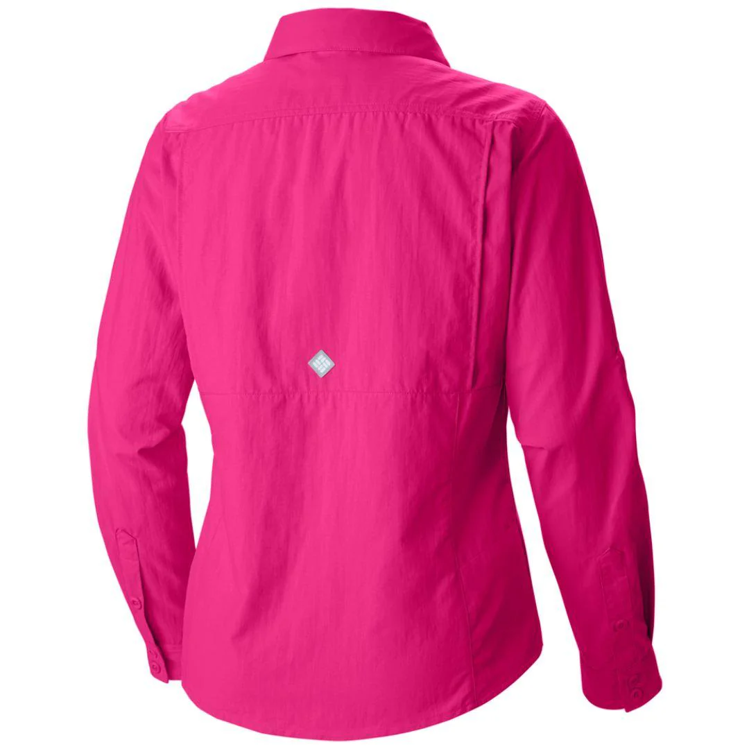 Columbia Women Red Cascades Explorer Long Sleeve Shirt (Sun Protection) - Image 3