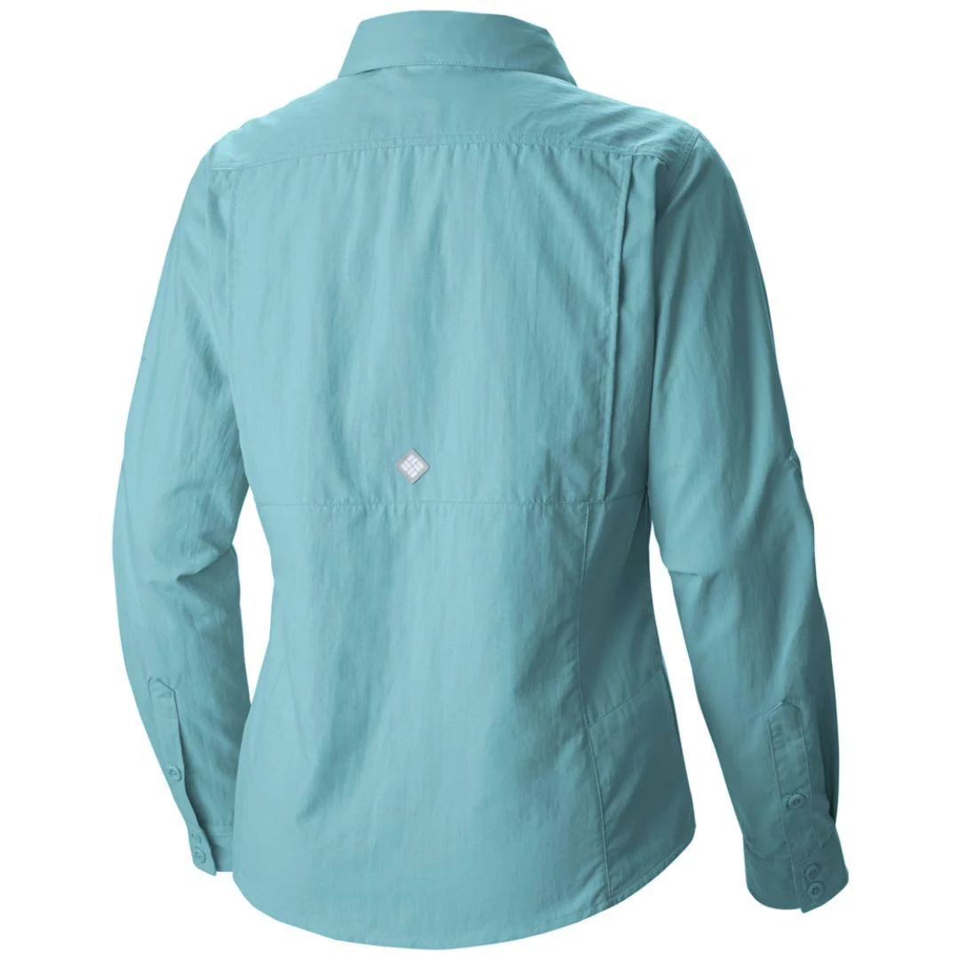 Columbia Women Red Cascades Explorer Long Sleeve Shirt (Sun Protection) - Image 4