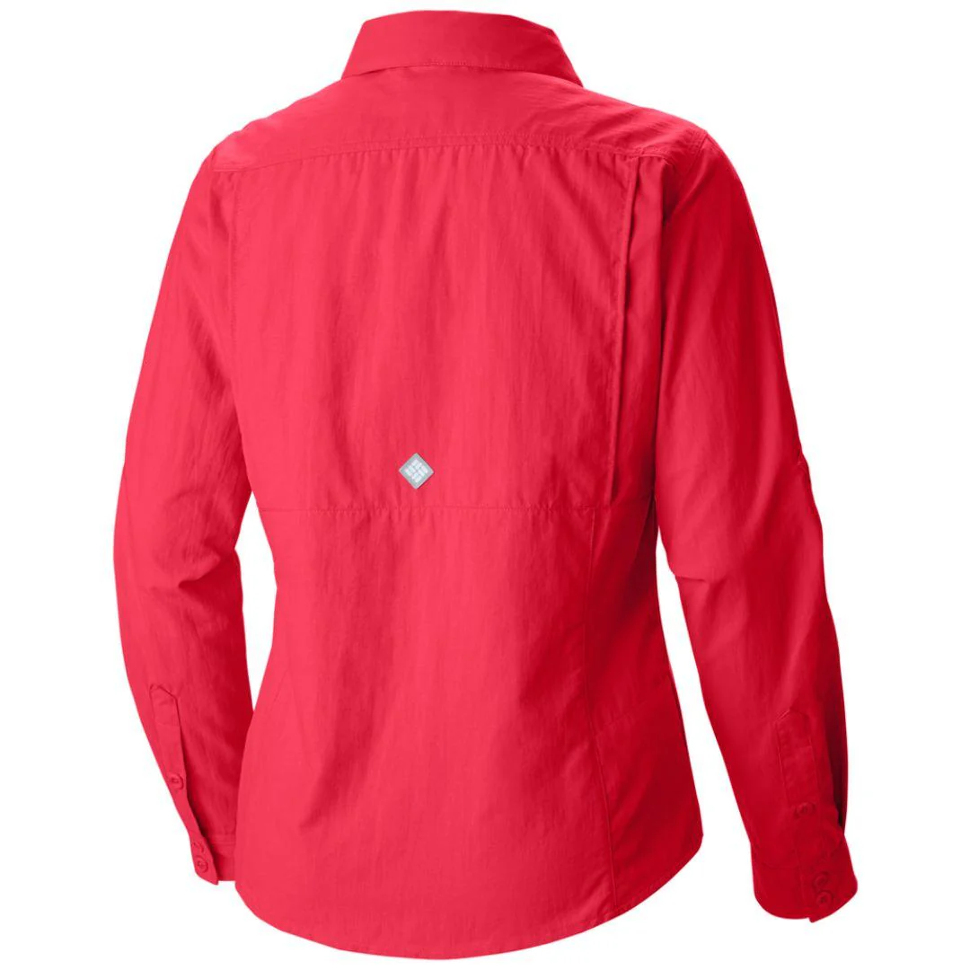 Columbia Women Red Cascades Explorer Long Sleeve Shirt (Sun Protection) - Image 4