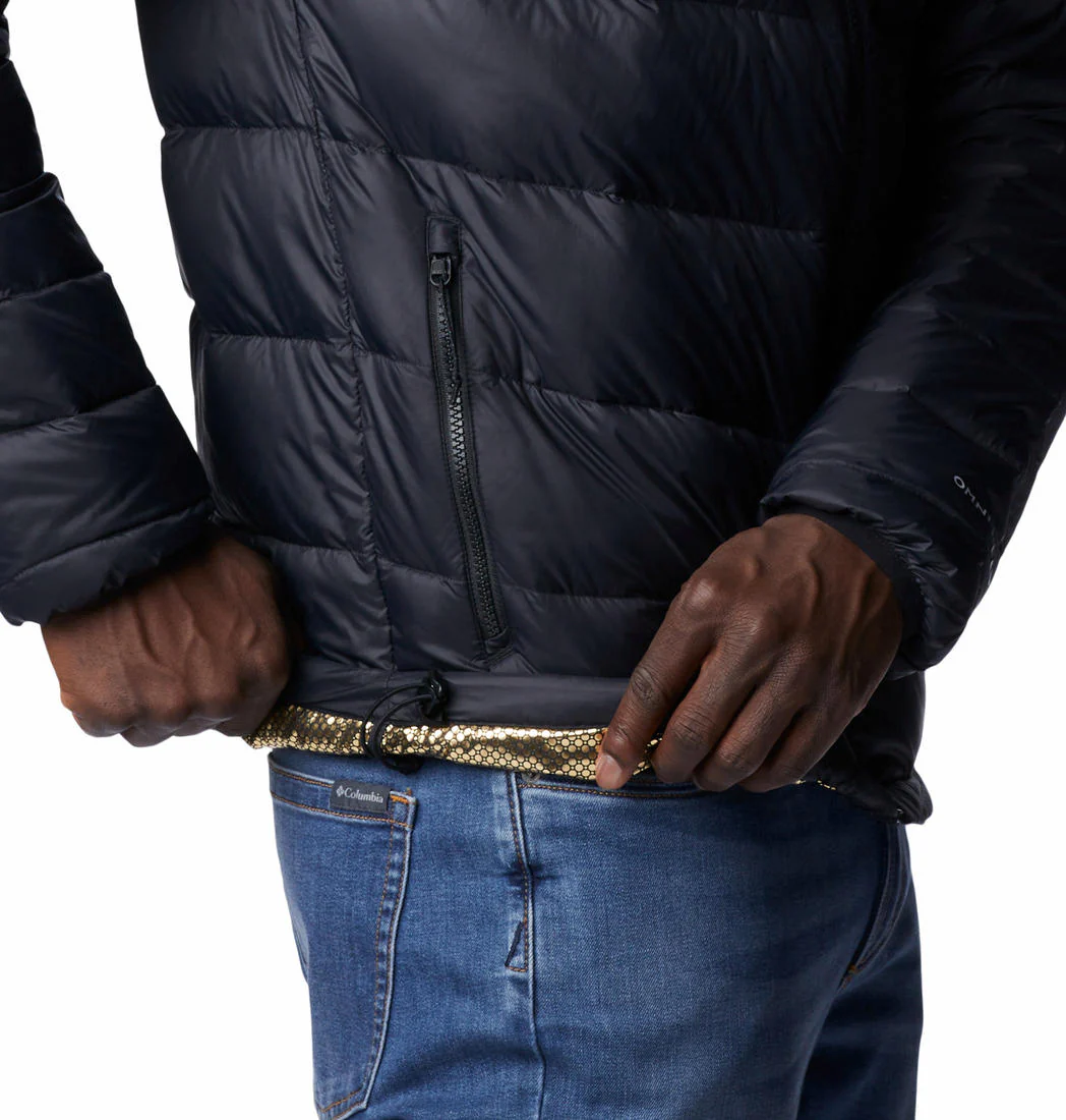 Columbia Men Black Centennial Creek II Down Hooded Jacket - Image 5