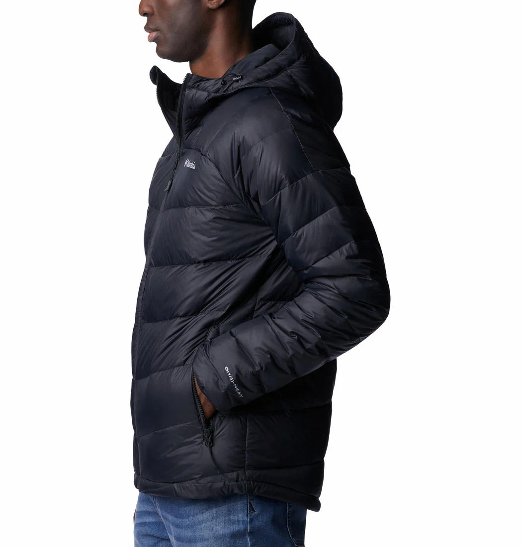 Columbia Men Black Centennial Creek II Down Hooded Jacket - Image 6