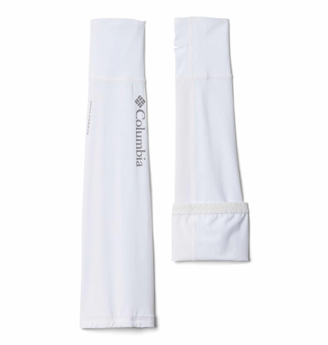Columbia Unisex White Chill River II Arm Sleeves (Sun Protection) - Image 3