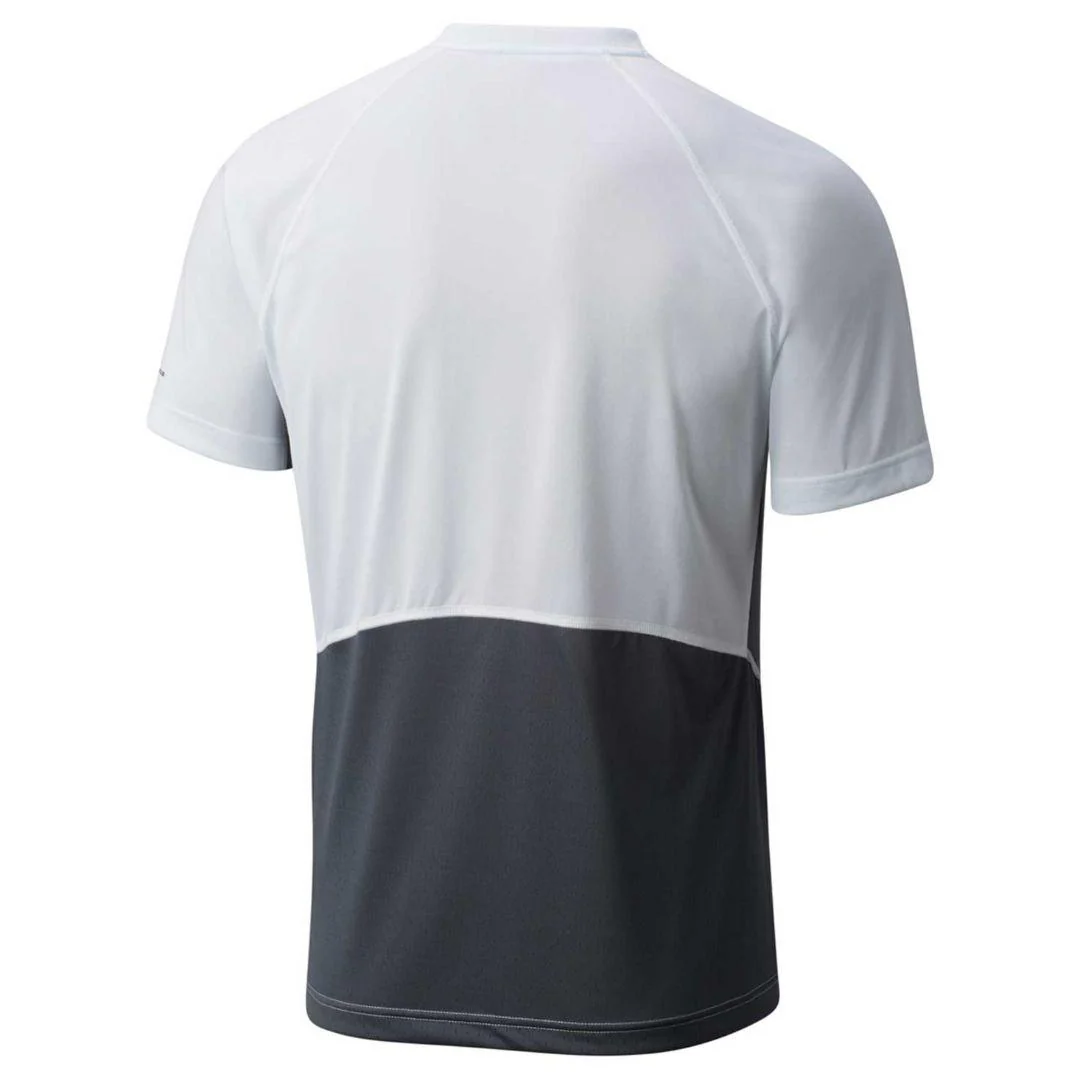 Columbia Men White Chiller Short Sleeve Shirt - Image 2