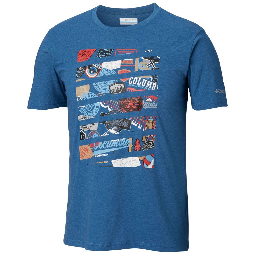 Columbia Men Blue Chilton Cliff Tee