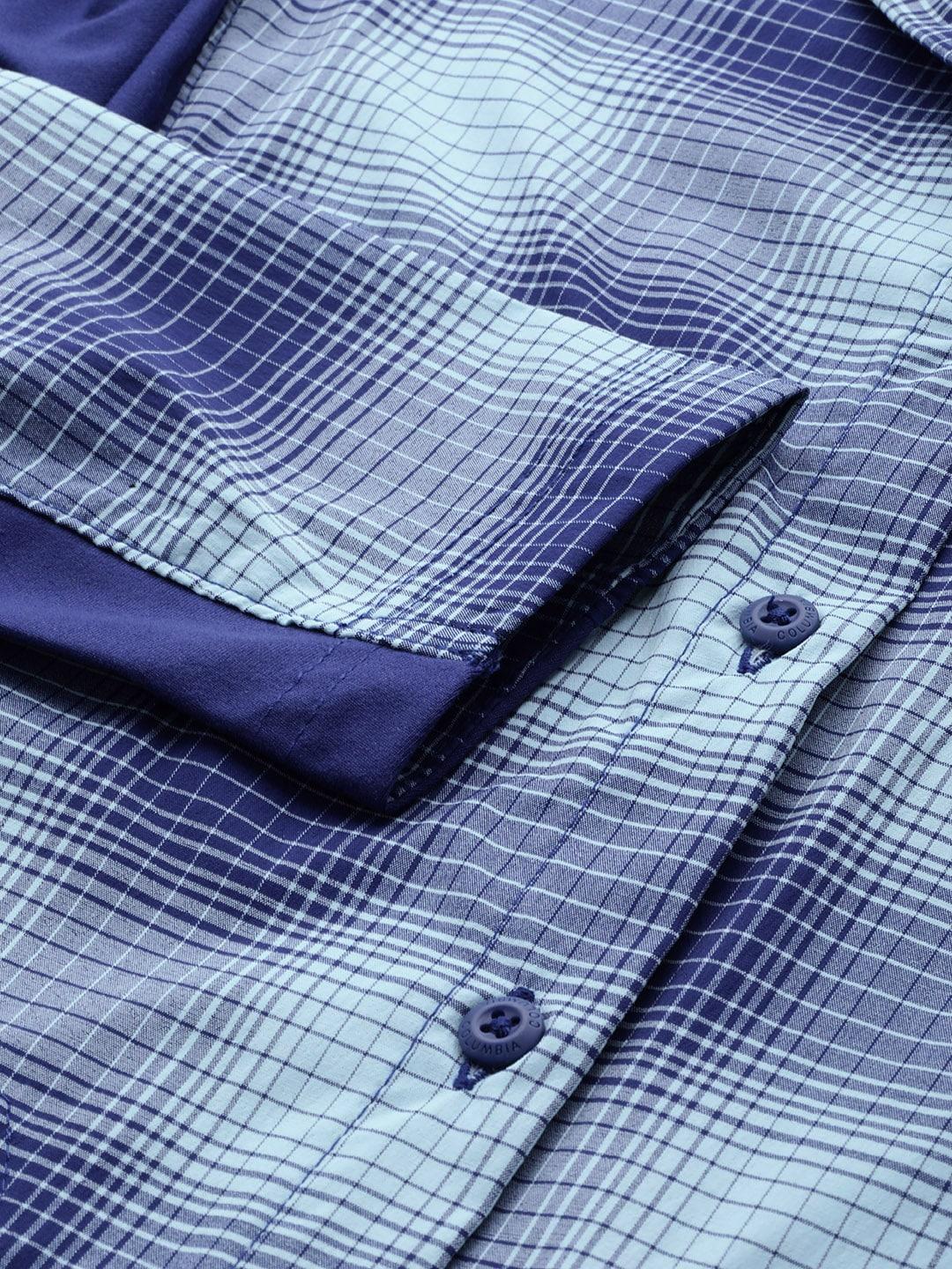 Columbia Women Blue Claudia Ridge LS Shirt - Image 9