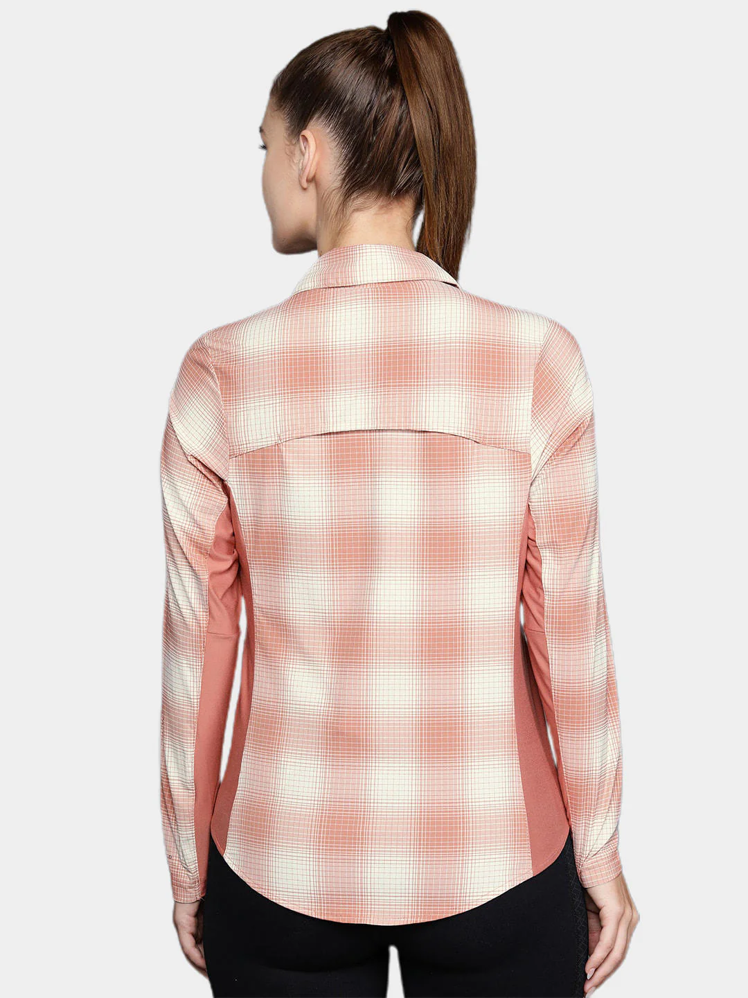 Columbia Women Red Claudia Ridge LS Shirt - Image 11