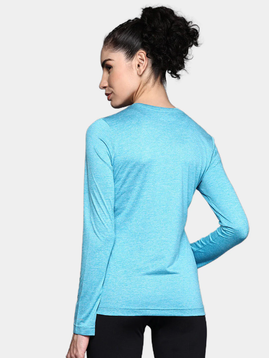 Columbia Women Blue Columbia Hike LS Shirt - Image 11
