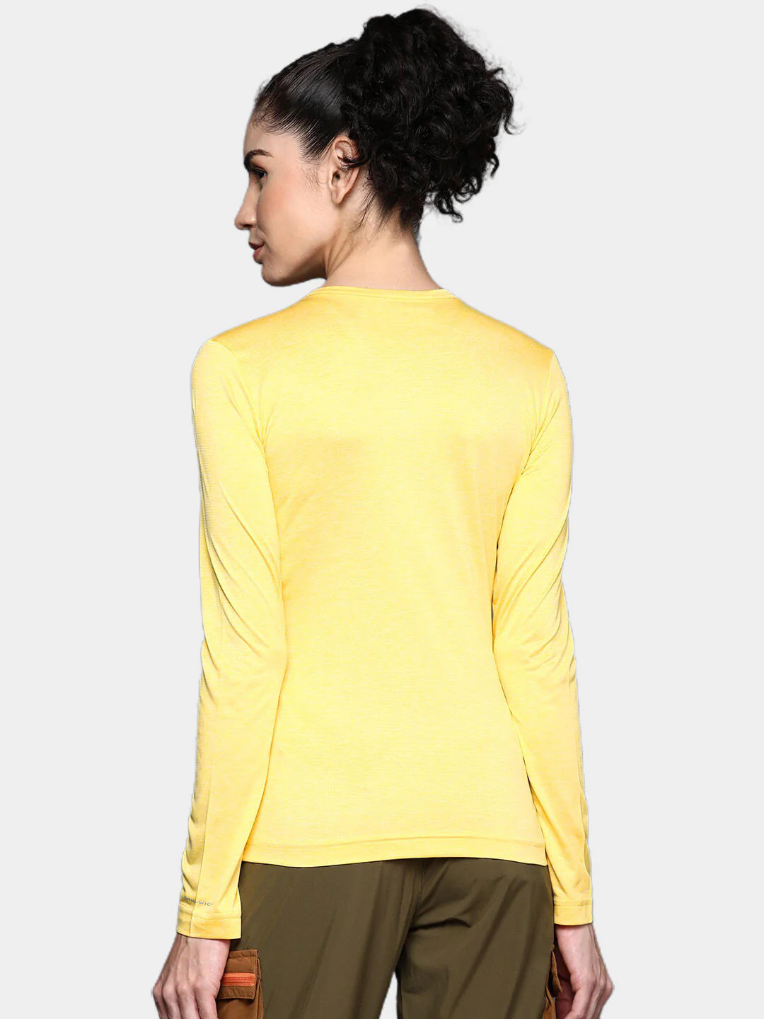 Columbia Women Yellow Columbia Hike LS Shirt - Image 11