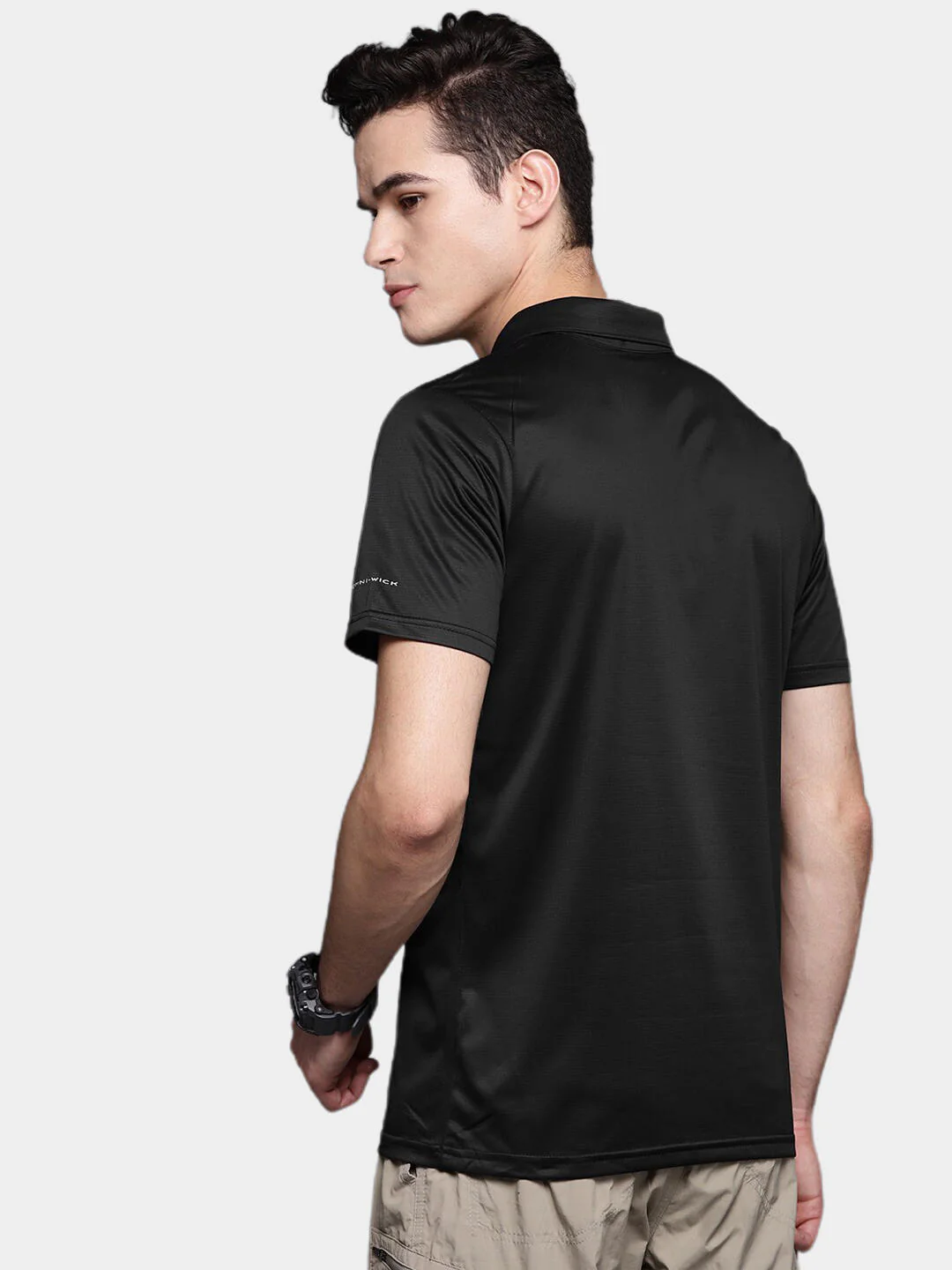 Columbia Men Black Columbia Hike Polo - Image 10