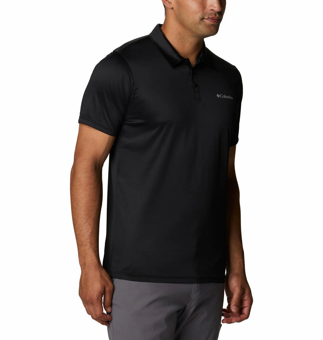 Columbia Men Black Columbia Hike Polo - Image 3