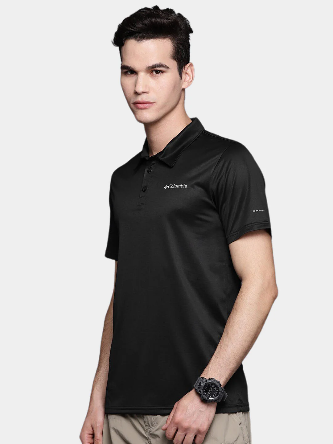 Columbia Men Black Columbia Hike Polo - Image 8