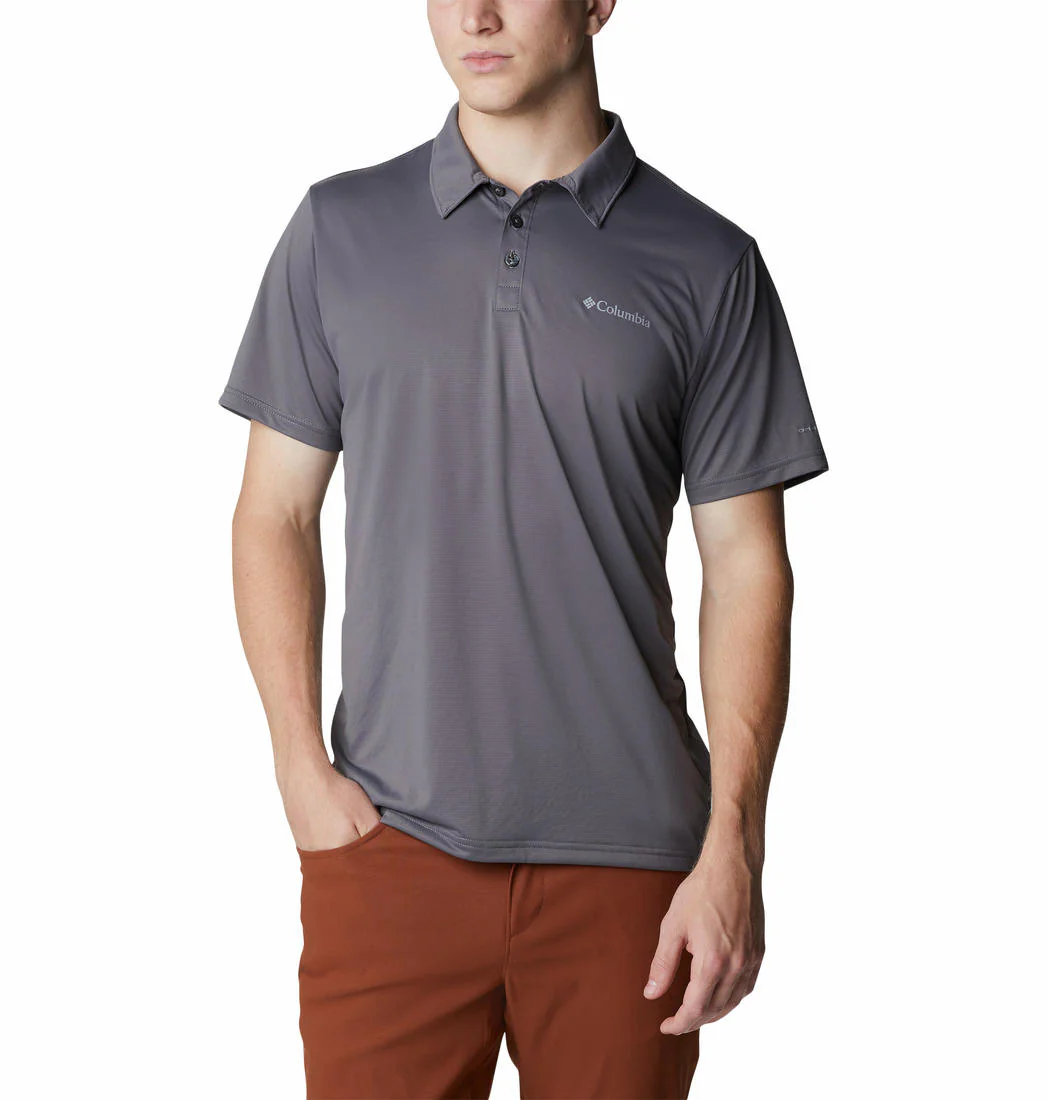 Columbia Men Grey Columbia Hike Polo - Image 2
