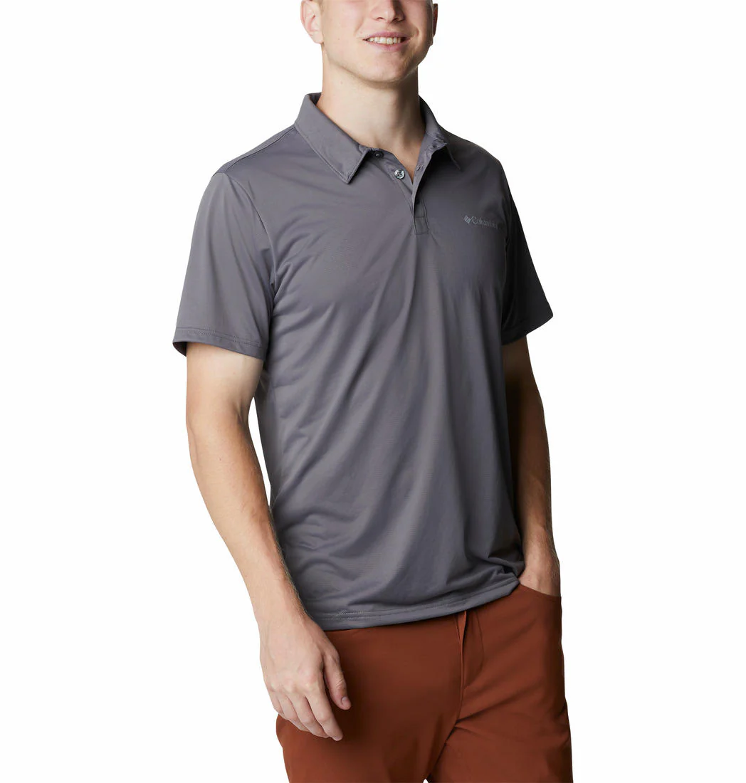 Columbia Men Grey Columbia Hike Polo - Image 5