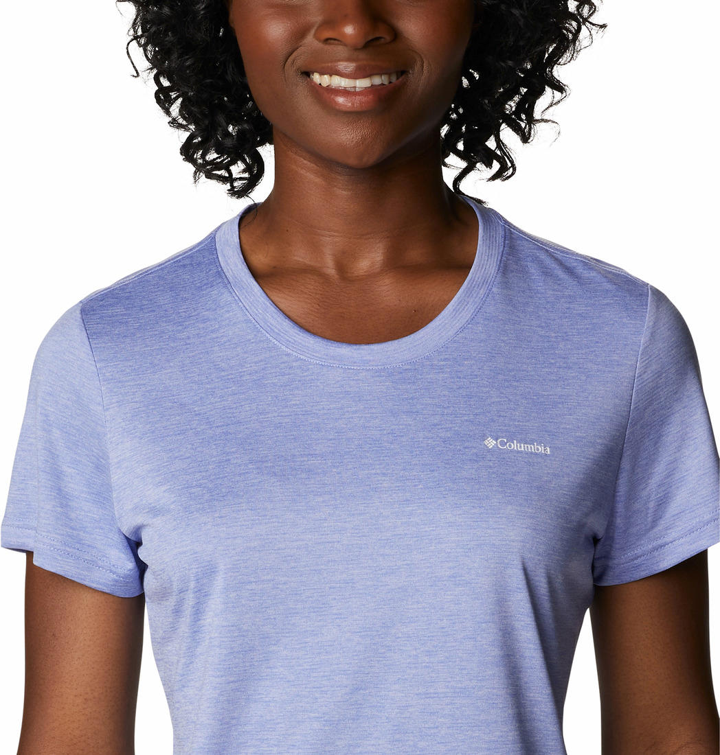 Columbia Women Purple Columbia Hike SS Crew - Image 4