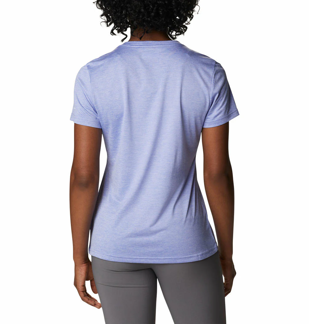 Columbia Women Purple Columbia Hike SS Crew - Image 6