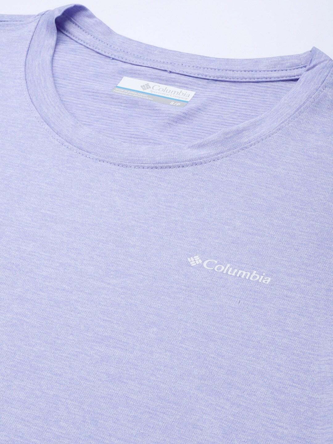 Columbia Women Purple Columbia Hike SS Crew - Image 7