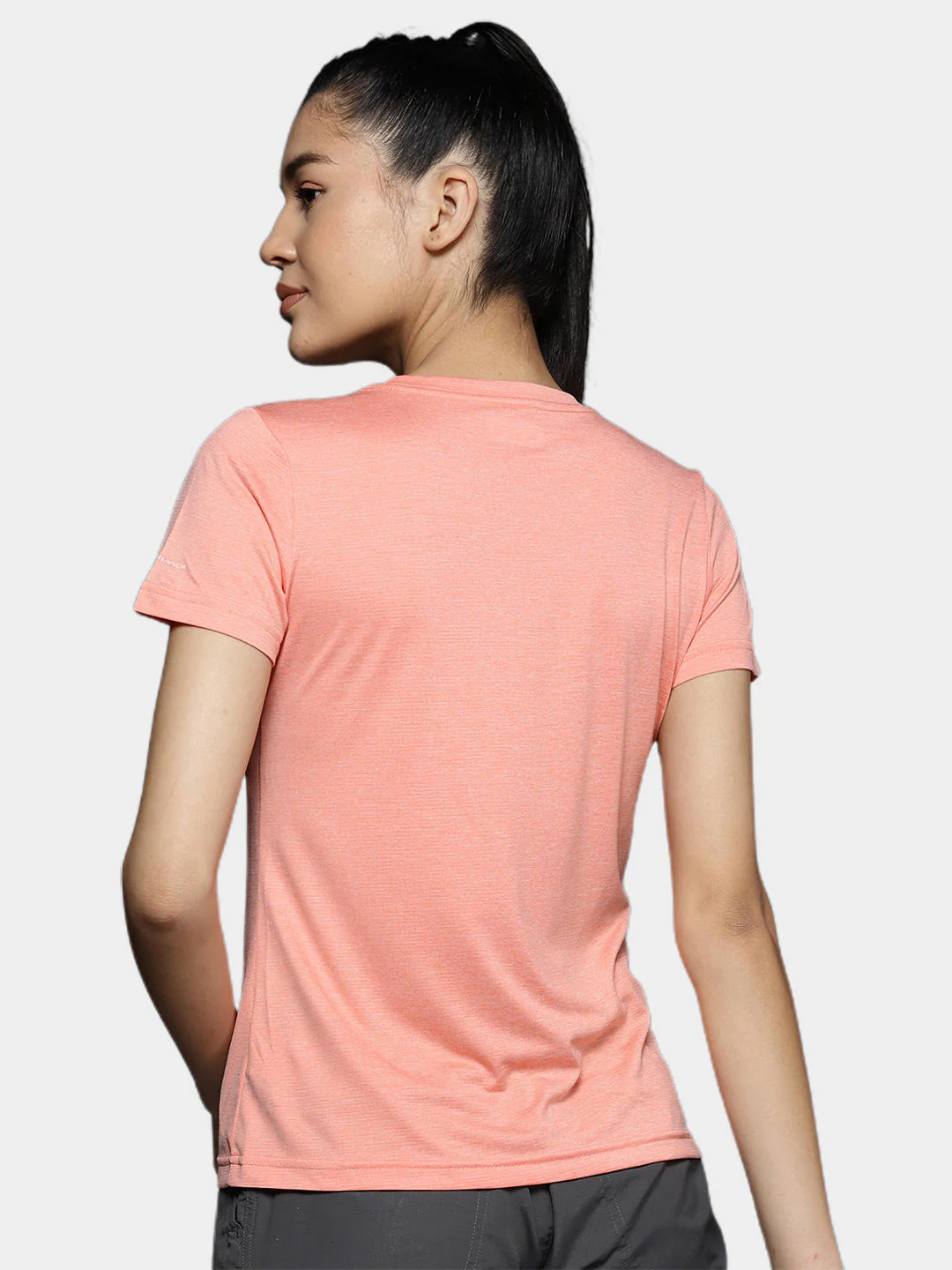 Columbia Women Peach Columbia Hike SS Crew - Image 10