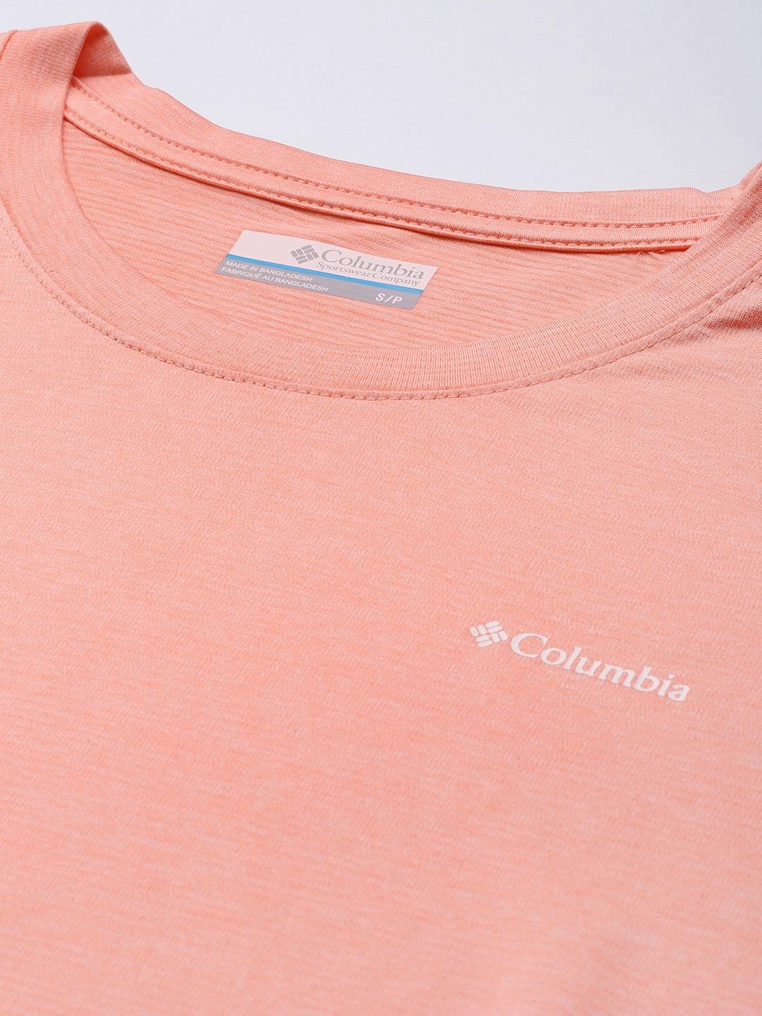 Columbia Women Peach Columbia Hike SS Crew - Image 7