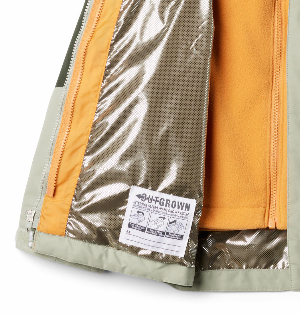 Columbia Kids Boys Green Bugaboo III Fleece Interchange Jacket - Image 6