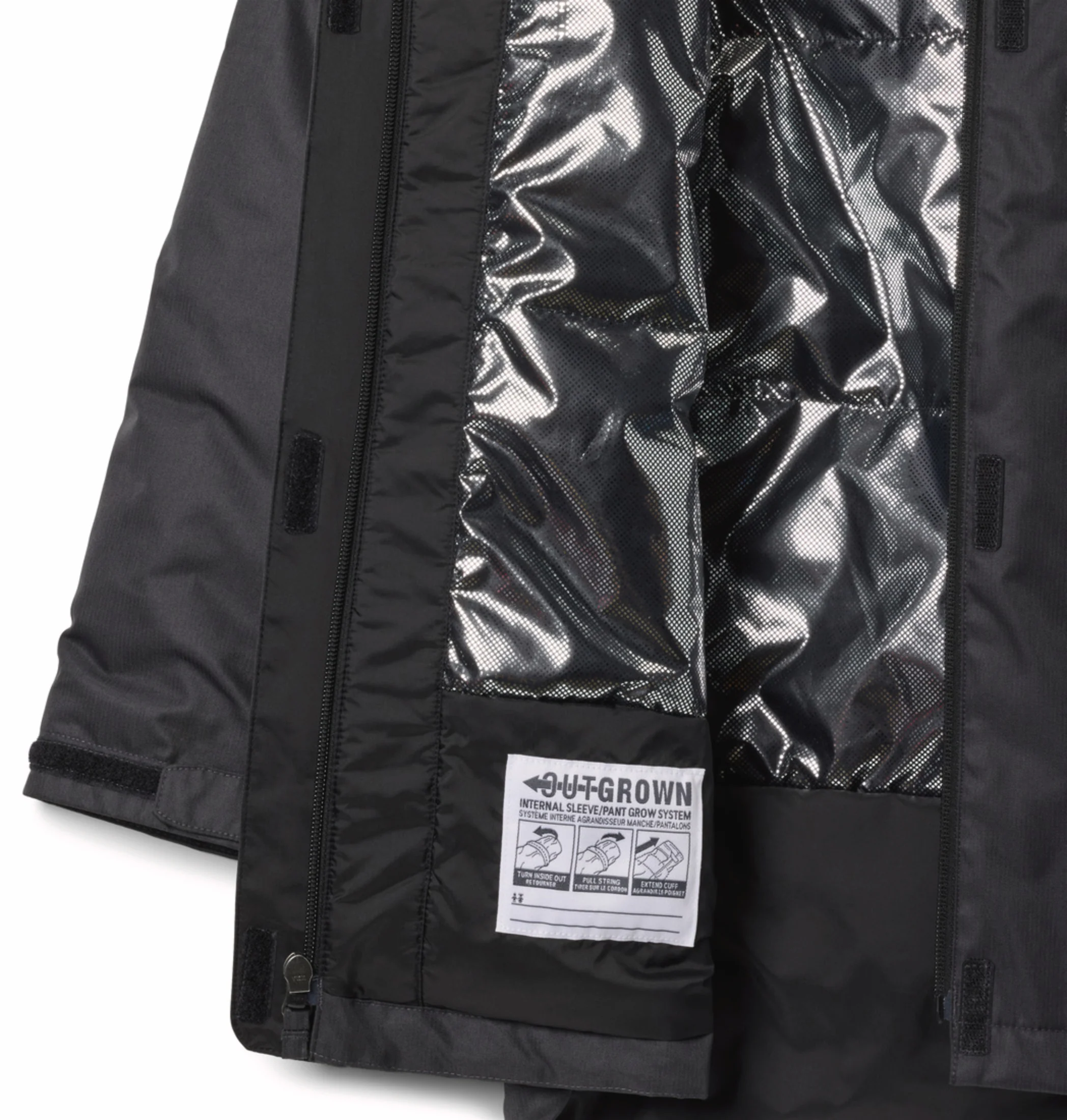 Columbia Kids Girls Black OmniHeat Reflective Suttle Mountain II Insulated Jacket - Image 5